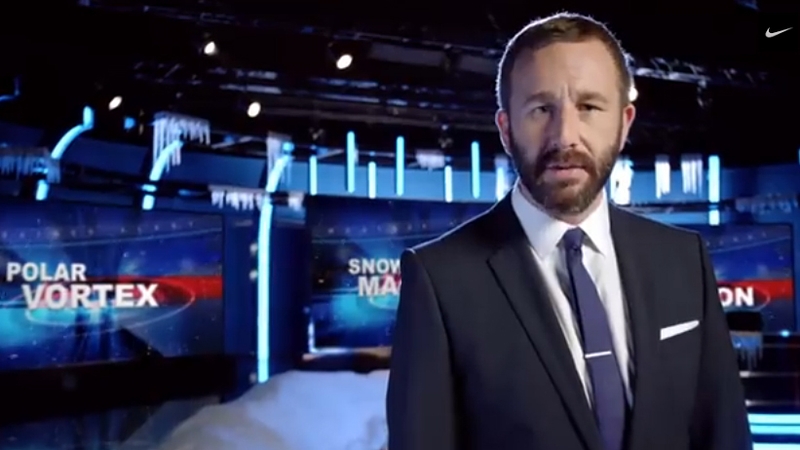 O'Dowd plays a spoof anchorman