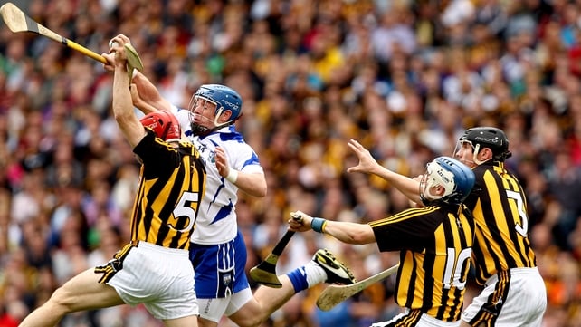 Tommy Walsh plucking a ball from the air against Waterford
