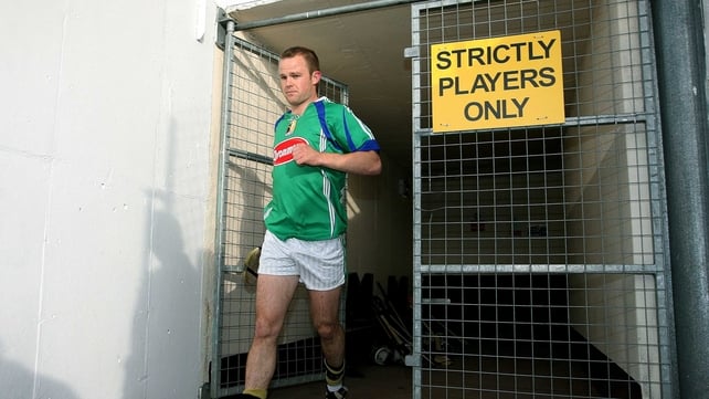 Entering the Nowlan Park pitch for training ahead of the 2009 All-Ireland final