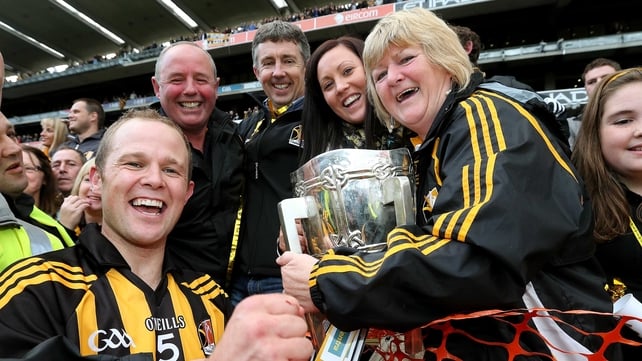 The Walsh clan celebrate after the Cats' 2012 All-Ireland triumph over Galway