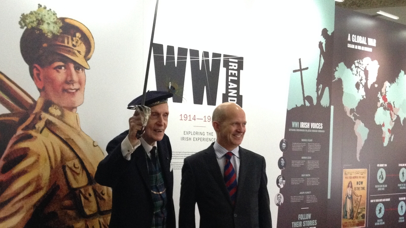 The exhibition aims to show the Irish experience of the war