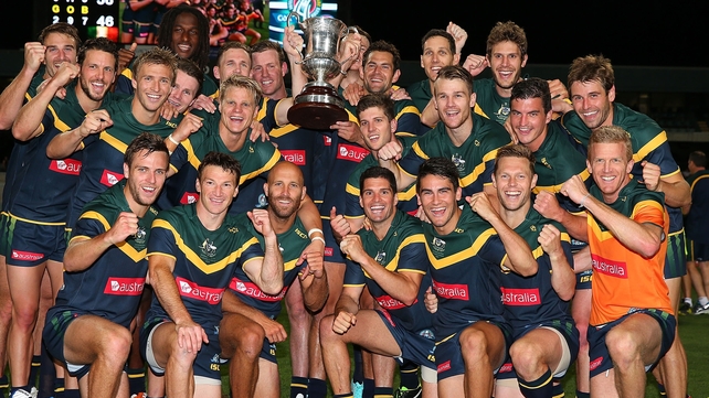 To the victors the spoils - The Cormac McAnallen Cup will reside down under for the time being