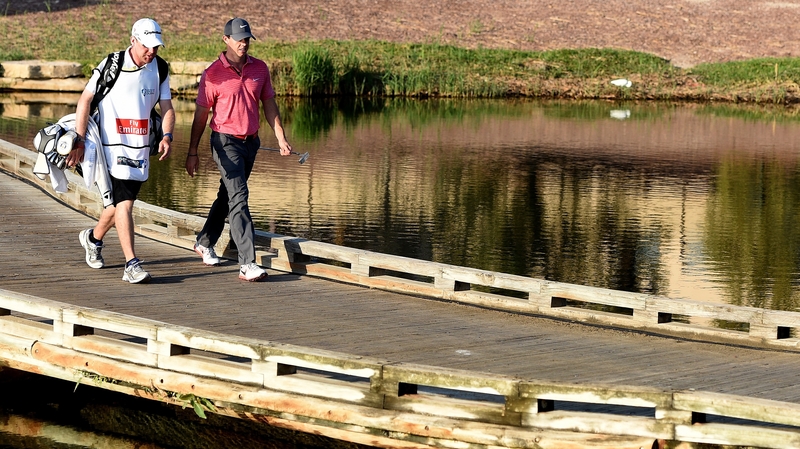 Rory McIlroy suffered badly on the 12th and 13th holes