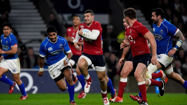 Jonny May scored a brace of tries for England