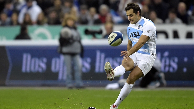 Nicolas Sanchez kicked two penalties and three drop goals for Argentina
