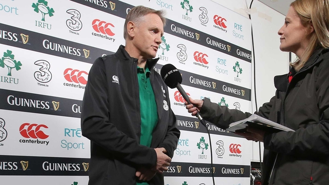 Stoical Ireland coach Joe Schmidt talks to RTÉ's Clare MacNamara in the wake of Ireland's win over Australia and just hours before having his appendix removed