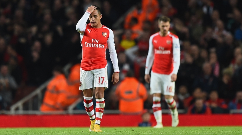 A supporter was arrested for throwing an object at the United bench at the Emirates