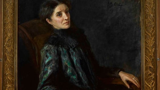 Annie Horniman Portrait by John Butler Yeats. Photograph courtesy of the Abbey Theatre