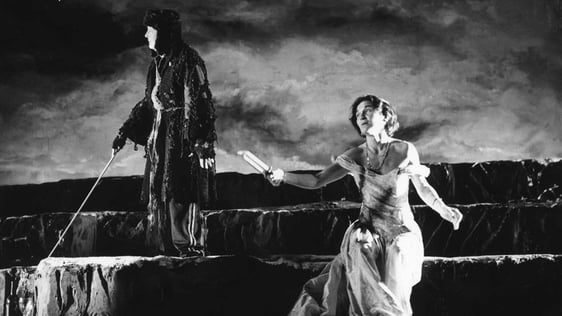 Olwen Fouéré and Joan O’Hara in 'By the Bog of Cats' by Marina Carr. Photograph by Amelia Stein cou…