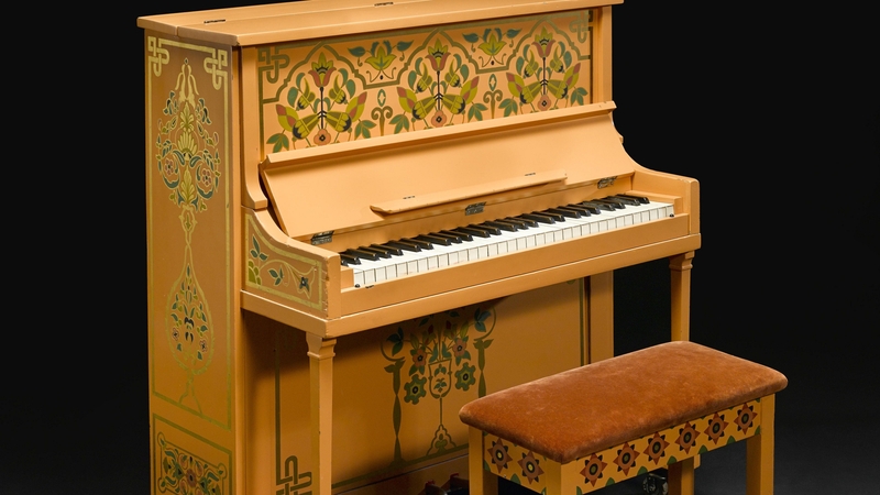The Casablanca piano only has 58 keys, 30 fewer than a classic piano