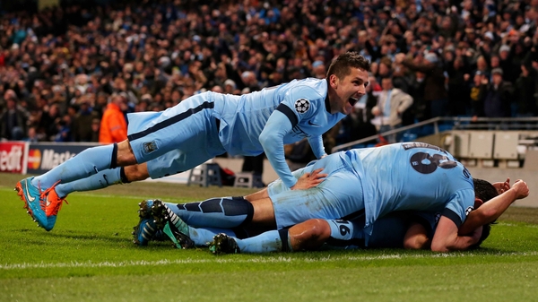 Manchester City will face Barcelona in the Champions League last 16