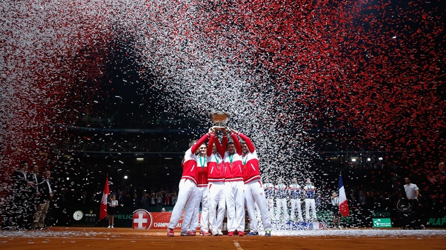 Switzerland win a first-ever Davis Cup after overcoming France in Lille