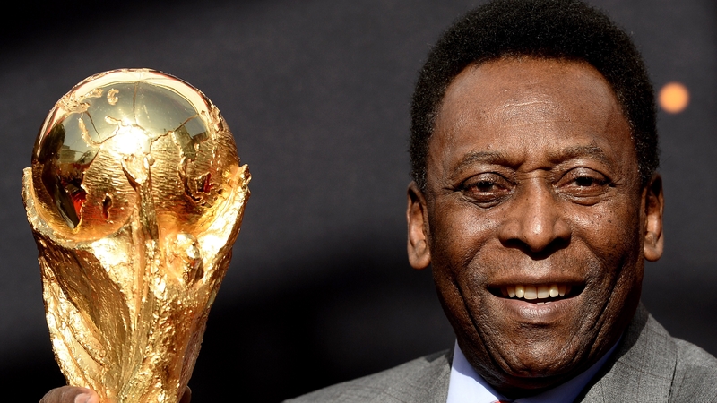 Although the ad does not mention Pele, it includes a portrait-sized image of a man who 'very closely resembles' him