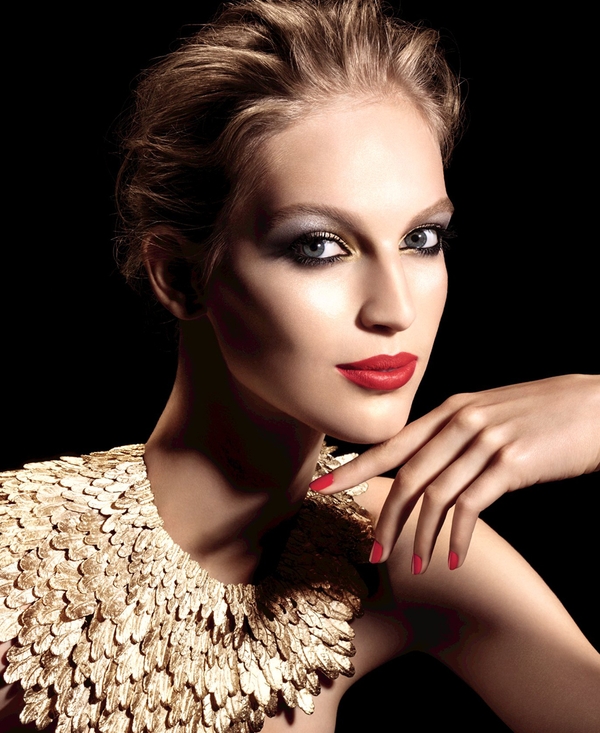 Campaign shot for Chanel's Christmas collection