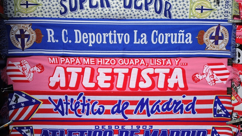 The violence happened ahead of the Deportivo and Atletico Madrid game