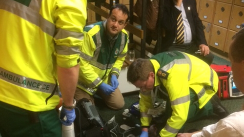 The minister wanted to see the ambulance service in operation at first hand