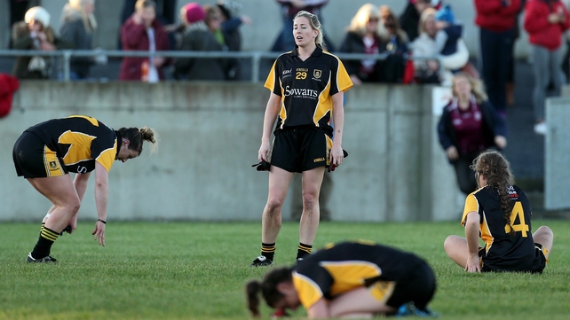 Dejection for the Mourneabbey players at the end of the women's All-Ireland Club SFC final