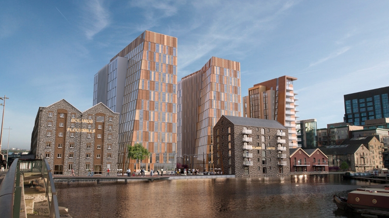 A computer image of the proposed development