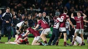 Slaughtneil celebrate their first Ulster Club SFC title at the Athletic Grounds, Armagh