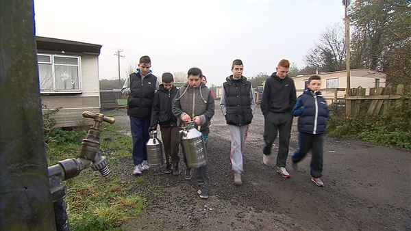 Traveller children face difficulties accessing water