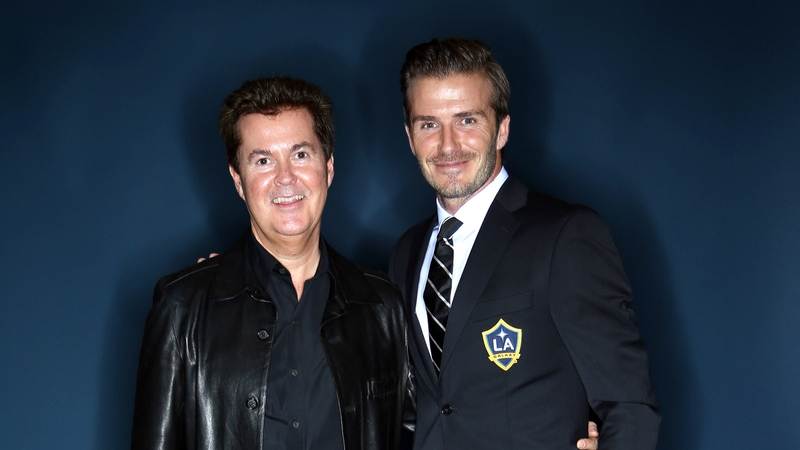 Simon Fuller and David Beckham