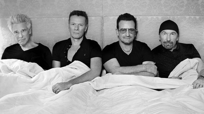 Adam Clayton, Larry Millen, Bono and The Edge