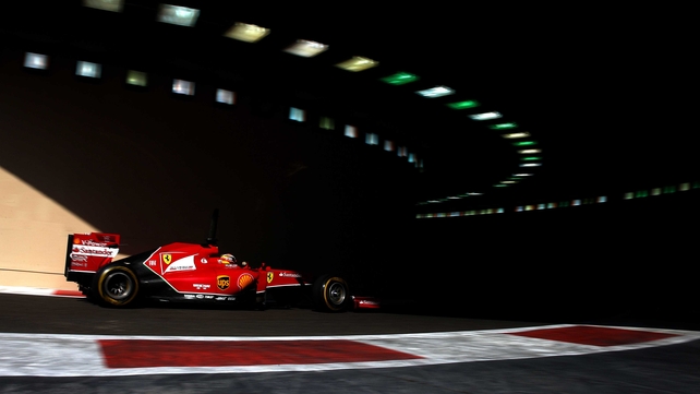 Raffaele Marciello of Ferrari drives during day two of testing at Yas Marina Circuit in Abu Dhabi