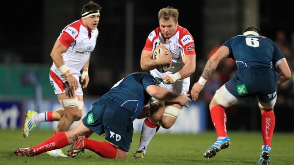 Roger Wilson in PRO12 action against Scarlets