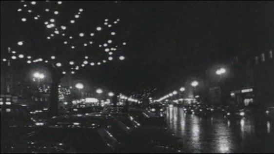 Christmas Lights On O'Connell Street