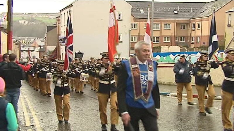 There was a commemoration of the 'Closing of the Gates' in 1688