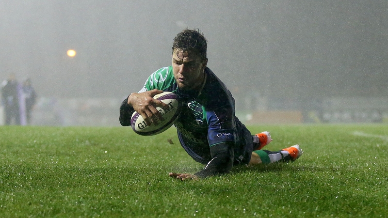 Danie Poolman scores Connacht's second try