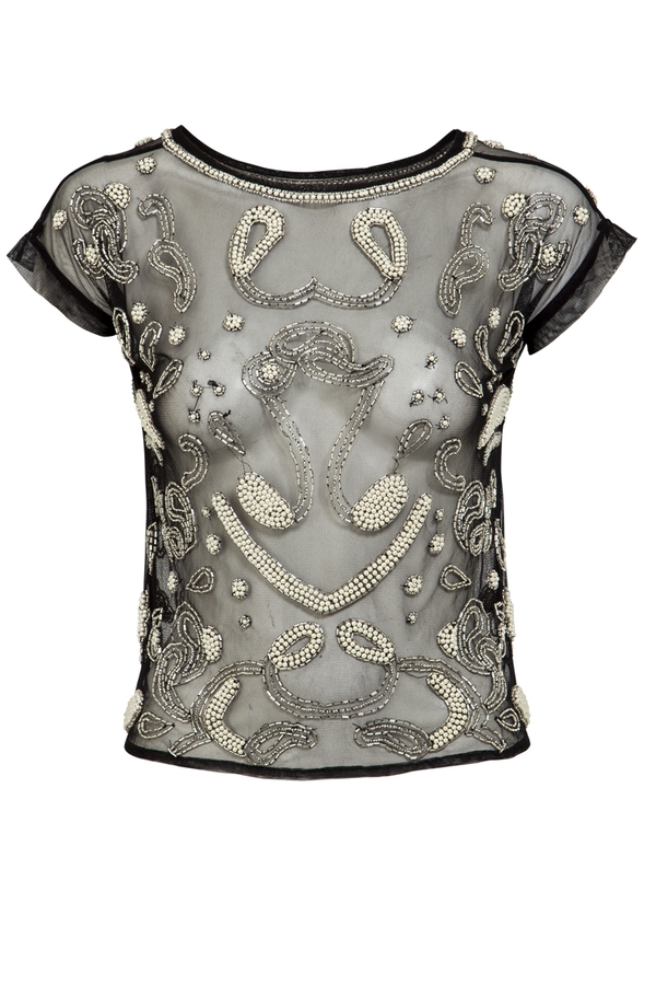 F&F at Tesco embroidered crop top €20.50