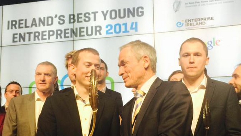 Eamon Keane received €50,000 prize for his company Xpreso