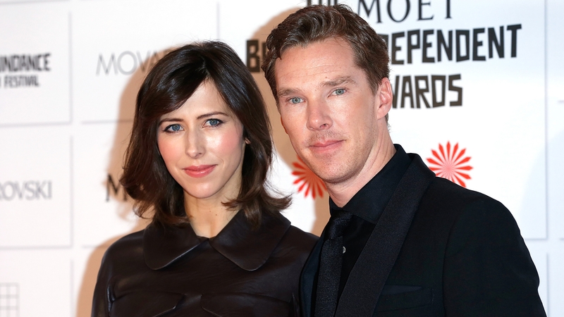 Benedict Cumberbatch and fiancée Sophie Hunter