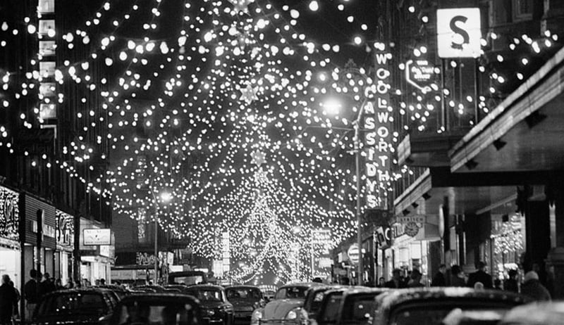 Christmas lights in Dublin