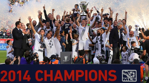 Robbie Keane's LA Galaxy are the current MLS Champions