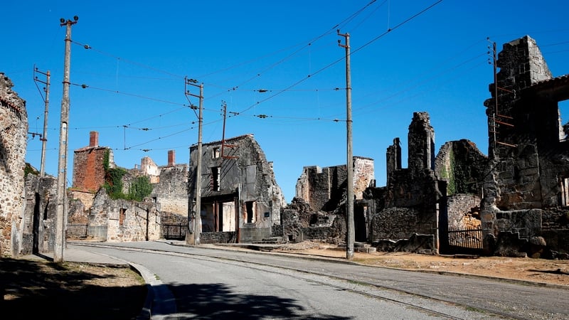 SS troops slaughtered 642 people in the village in western France in June 1944