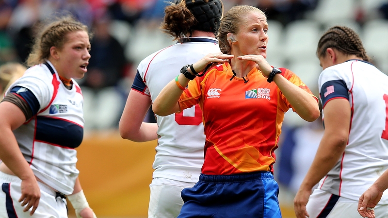 Helen O'Reilly is stepping up to take charge at Ulster Bank League matches