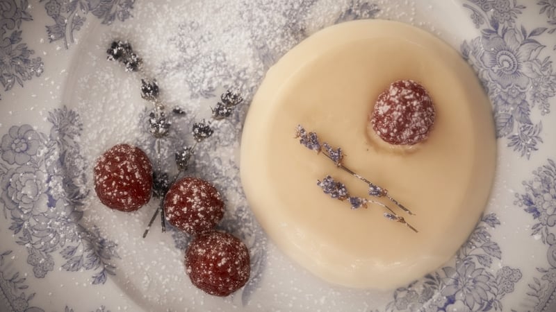 Lavender and Honey Panna Cotta: Rachel Allen