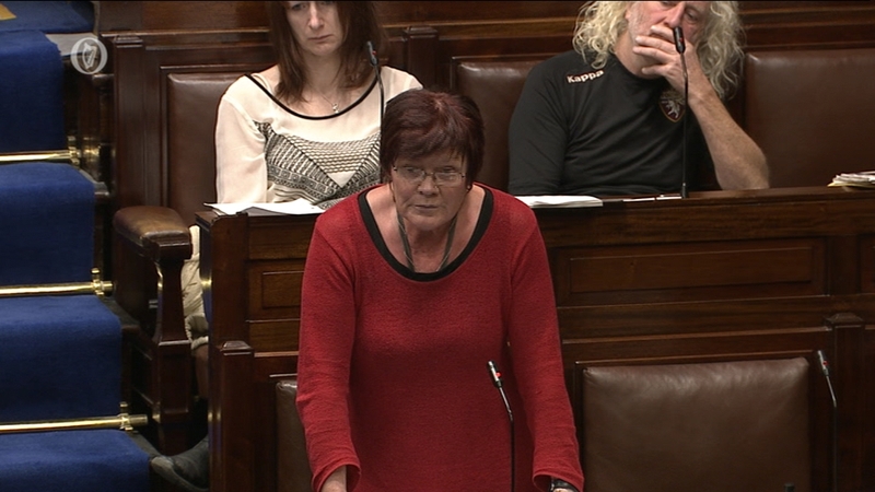 Joan Collins is accused of failing to comply with a garda's direction