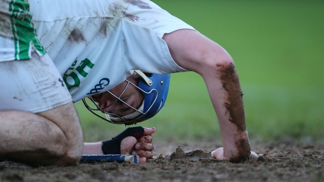 Brian Cody reacts after missing a goal chance for Ballyhale Shamrocks in the Leinster SHC club final