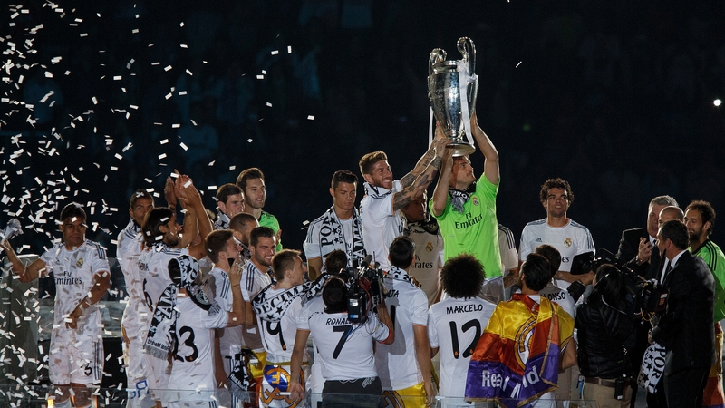 RTÉ Sport's new Champions League rights agreement is up to and including the 2017/18 final