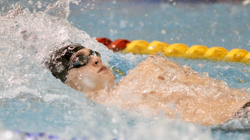 Conor Ferguson makes his mark in the pool