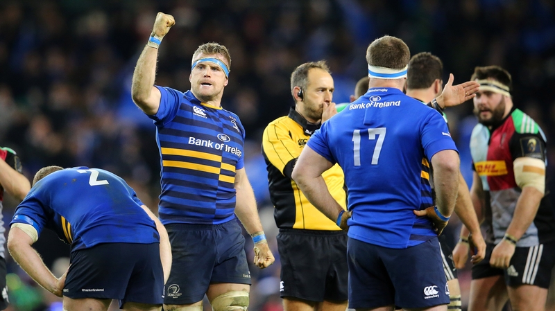 Jamie Heaslip celebrates after the final whistle