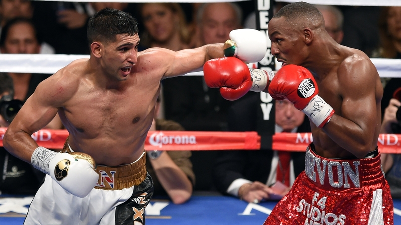 Amir Khan (L) has guaranteed 'fireworks' in May