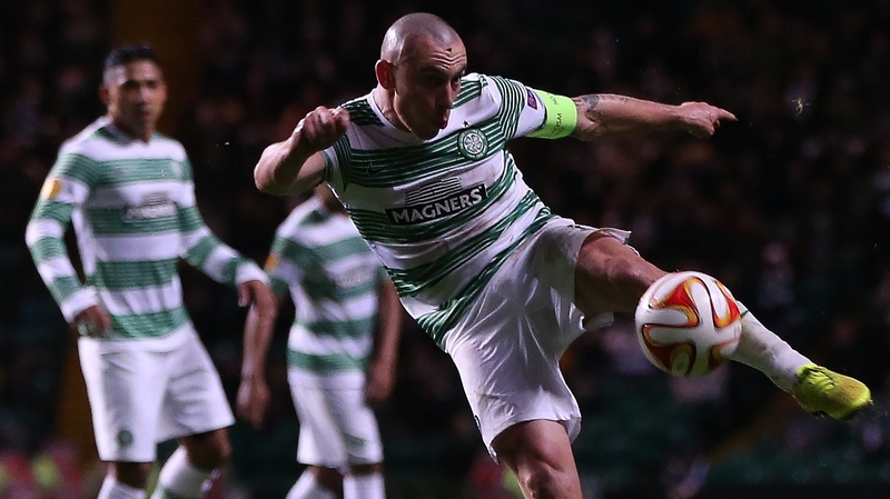 Scott Brown scored on the double for Celtic