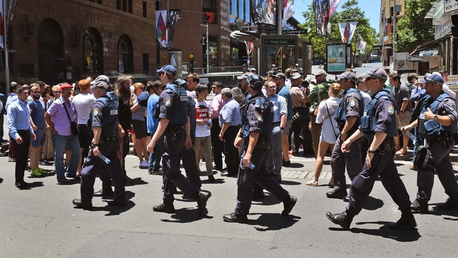 Huge numbers of police officers were mobilised