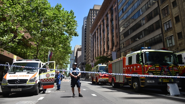 Parts of the CBD were sealed off and evacuated