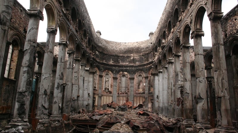 St Mel's Cathedral was gutted by fire on Christmas Day 2009