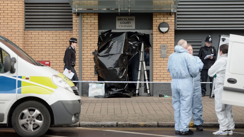 Mr Barry was stabbed outside the building in Edmonton, north London